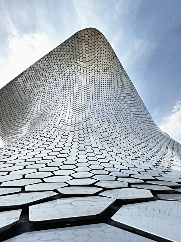 Polanco’s Modern Architecture with the Soumaya Museum: "Art institutions and modern landmarks in Mexico City, exploring CDMX’s contemporary side.