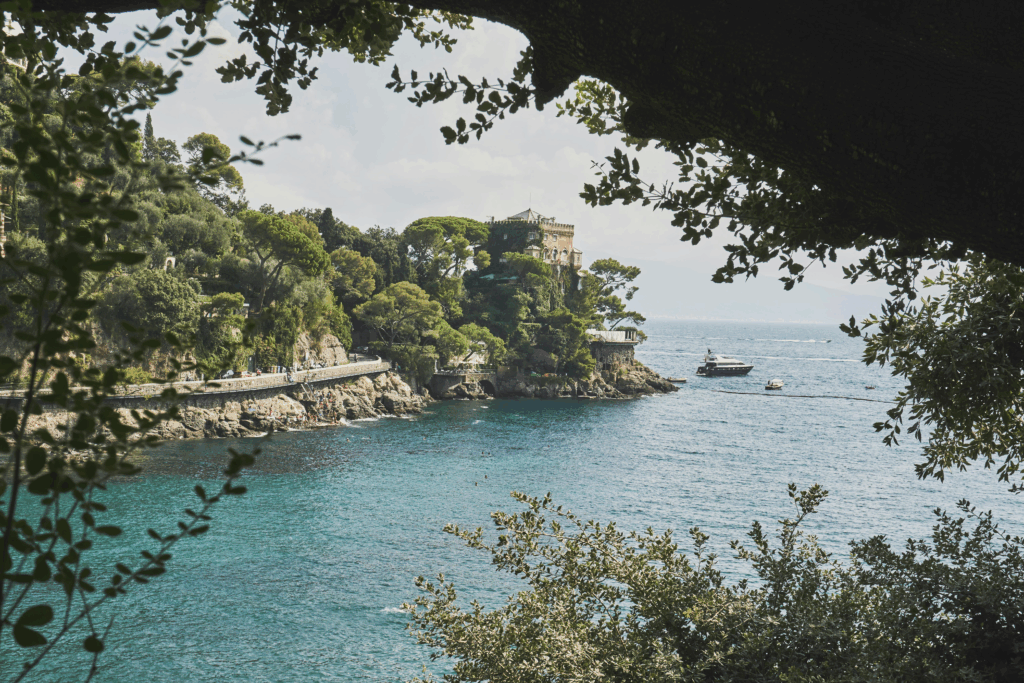 The wisteria-covered villas along Tuscany’s coast echo the restorative charm of The Enchanted April — perfect Tuscany travel inspiration for readers of classic Tuscany novels.