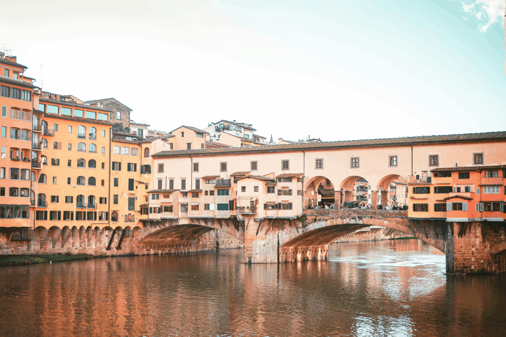 Beautiful hues at sunrise and sunset in Tuscany, Italy.