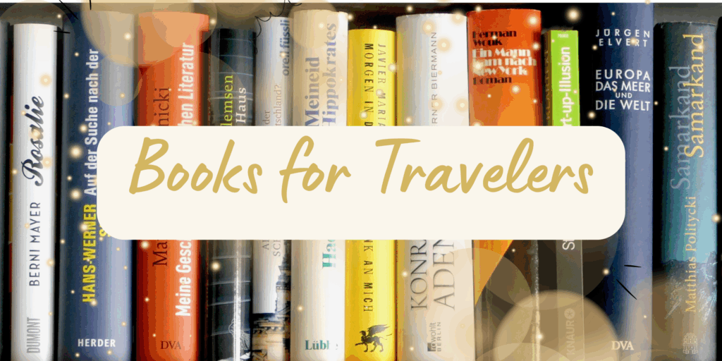 Image of books for women who love to travel.