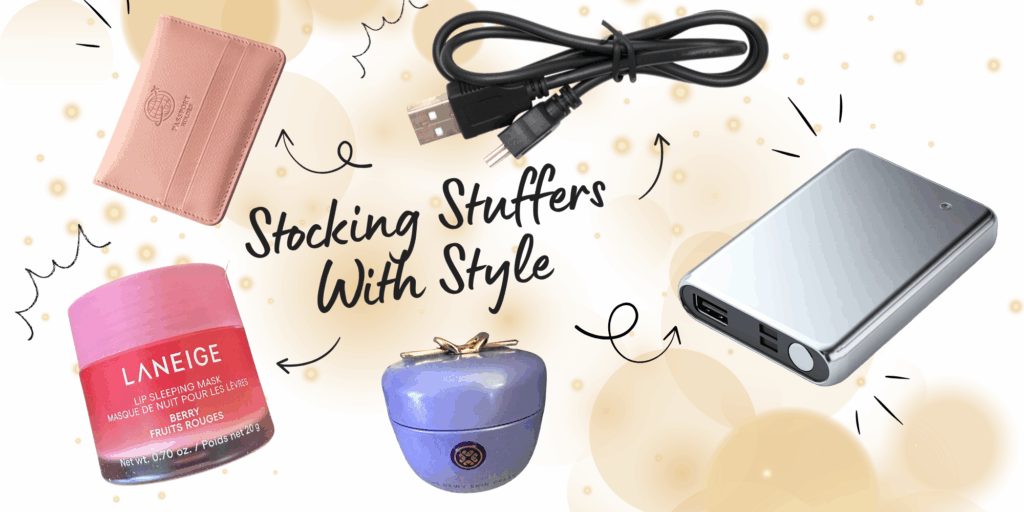 Different present ideas for women. Gifts to put in her stocking.